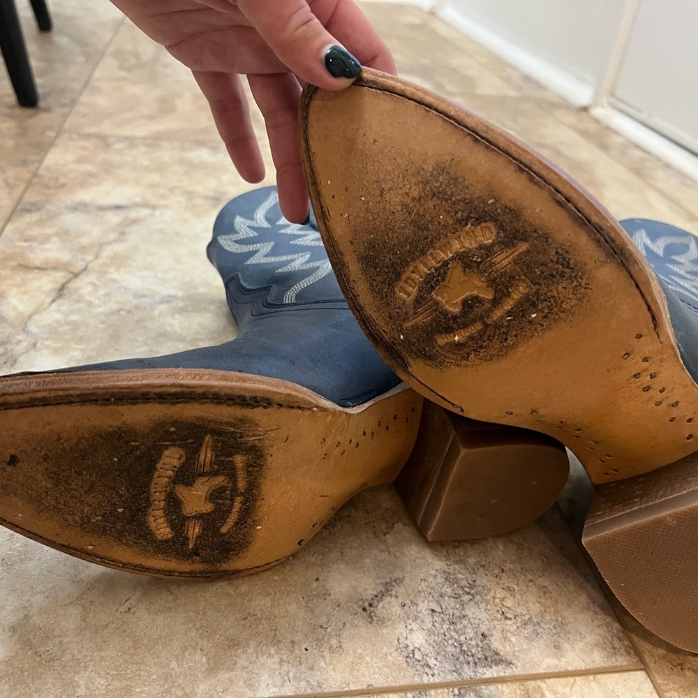 Idyllwind Navy Leather Boots - Picture 4 of 4
